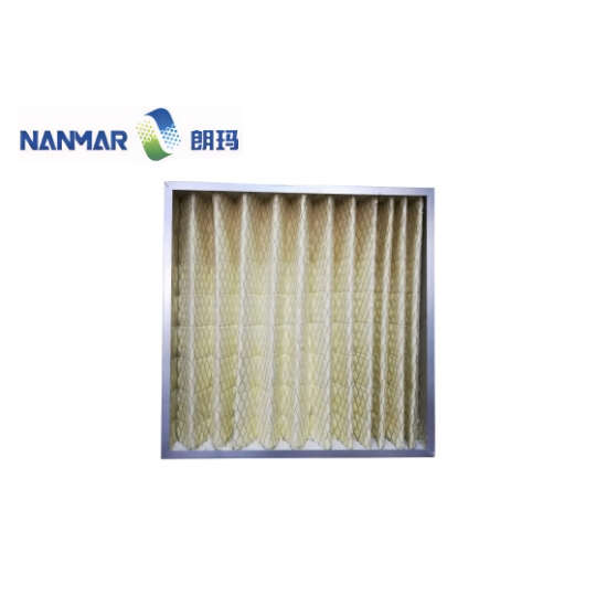 Medium effect flame retardant air filter