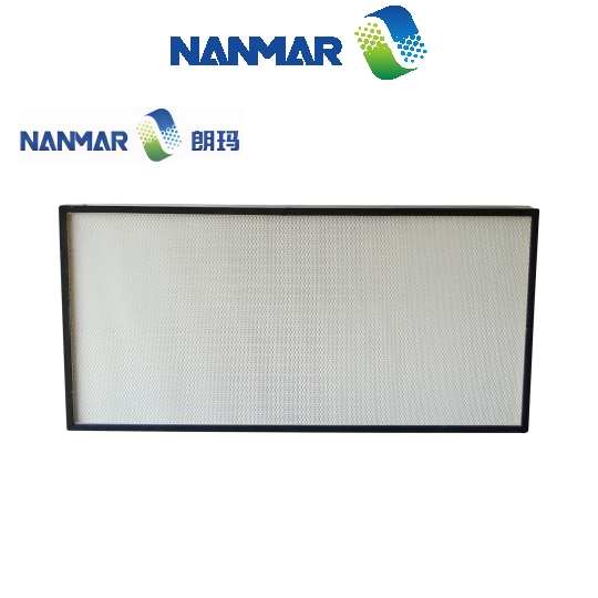 Non-partitioned high efficiency air filter